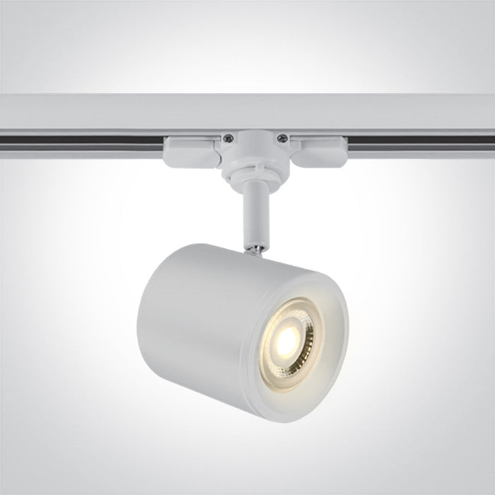 One Light 65520T/W WHITE 20W GU10 TRACK SPOT