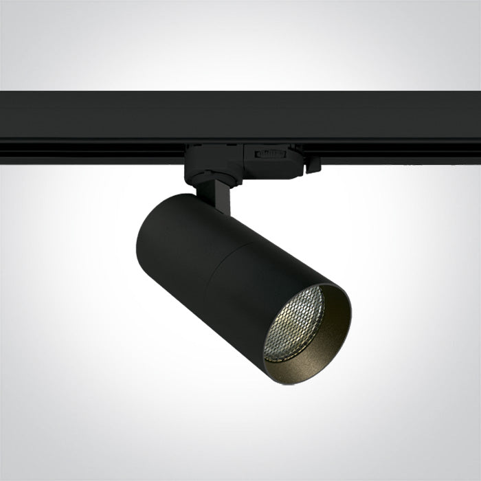 One Light 65522T/B BLACK MR16 GU10 10W TRACK SPOT DARK LIGHT
