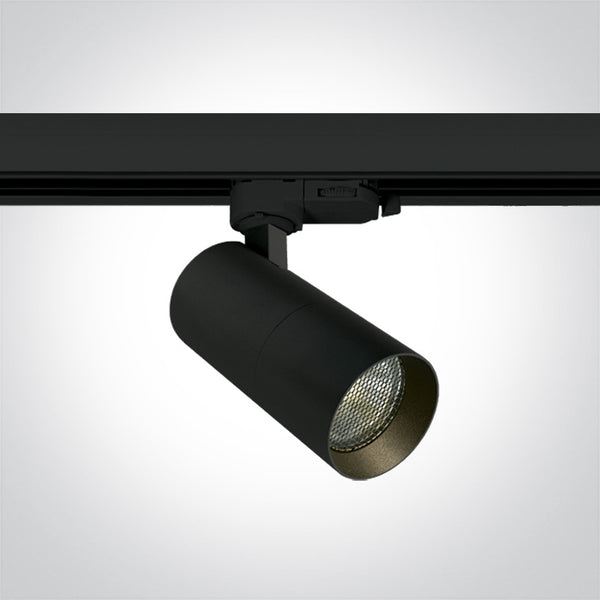 One Light 65522T/B BLACK MR16 GU10 10W TRACK SPOT DARK LIGHT