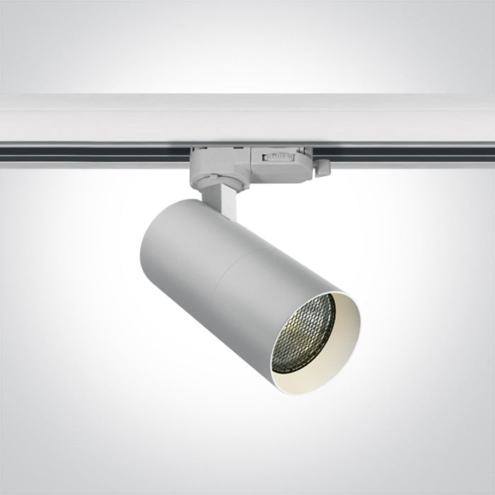 One Light 65522T/W WHITE MR16 GU10 10W TRACK SPOT DARK LIGHT