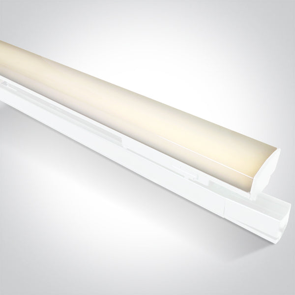 One Light 65664AT/W/V WHITE 30W CCTV TRACK LIGHT 230V