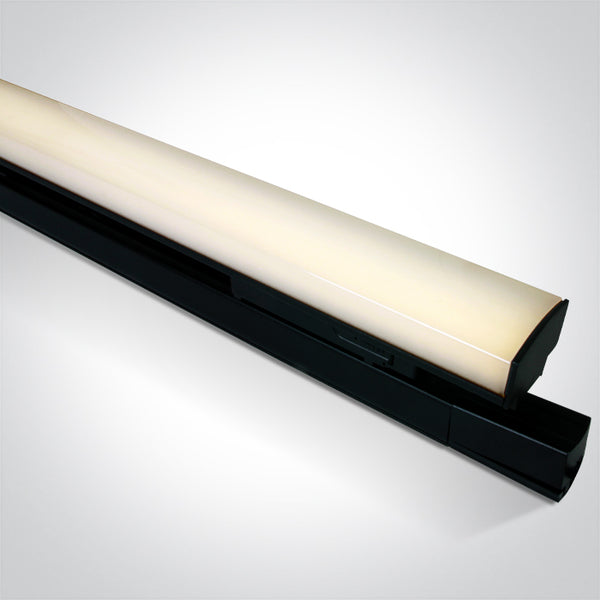 One Light 65664BT/B/V BLACK 40W CCTV TRACK LIGHT 230V