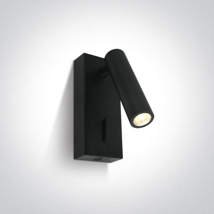 One Light 65746/B/W BLACK LED 3W WW IP20 100-240V