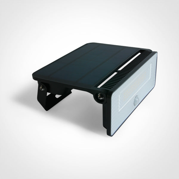 One Light 65748/B/C SOLAR BLACK 12W CW IP54 SENSOR