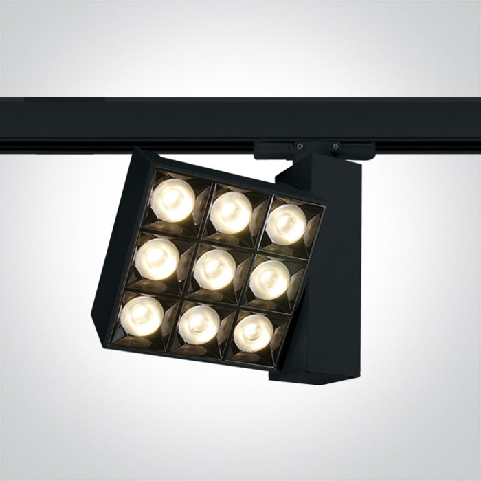 One Light 65906BT/B/W BLACK TRACK LIGHT 30W WW IP20 230V