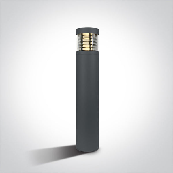 One Light 67034/AN/W ANTHRACITE LED BOLLARD 85cm 15w WW IP54 100-240v