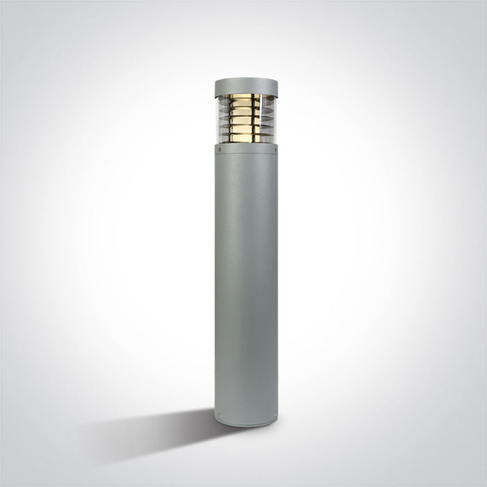 One Light 67034/G/W GREY LED BOLLARD 85cm 12w WW IP54 100-240v
