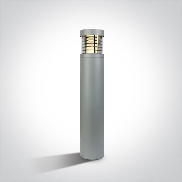 One Light 67034/G/W GREY LED BOLLARD 85cm 12w WW IP54 100-240v