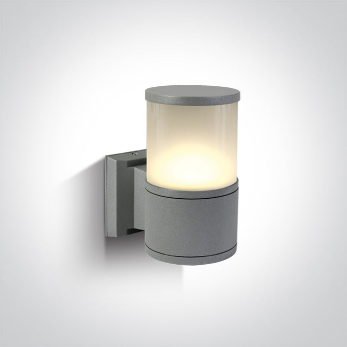 One Light 67094/G GREY WALL BRACKET E27 20w