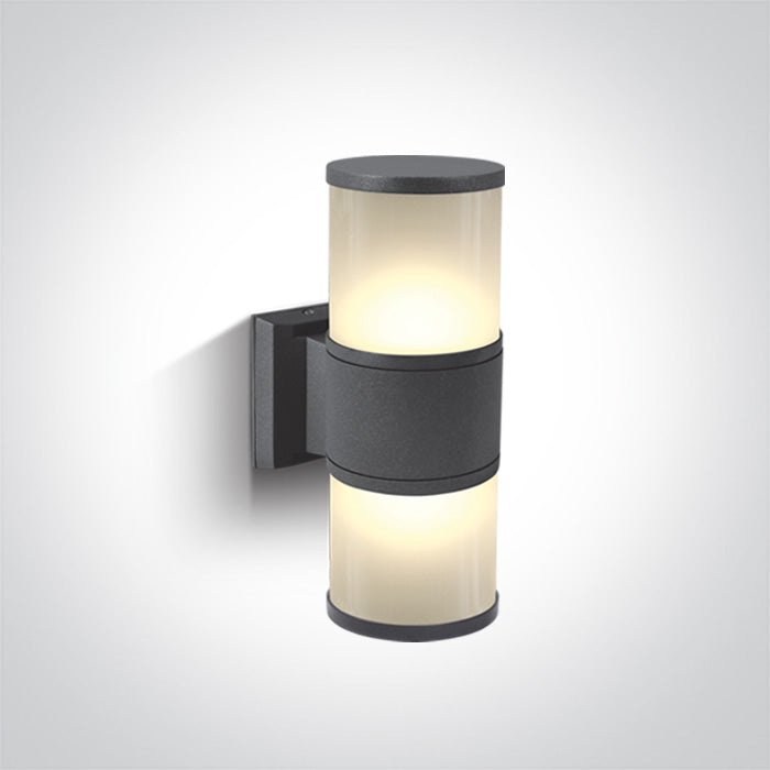 One Light 67098/AN ANTHRACITE WALL BRACKET 2xE27 20w