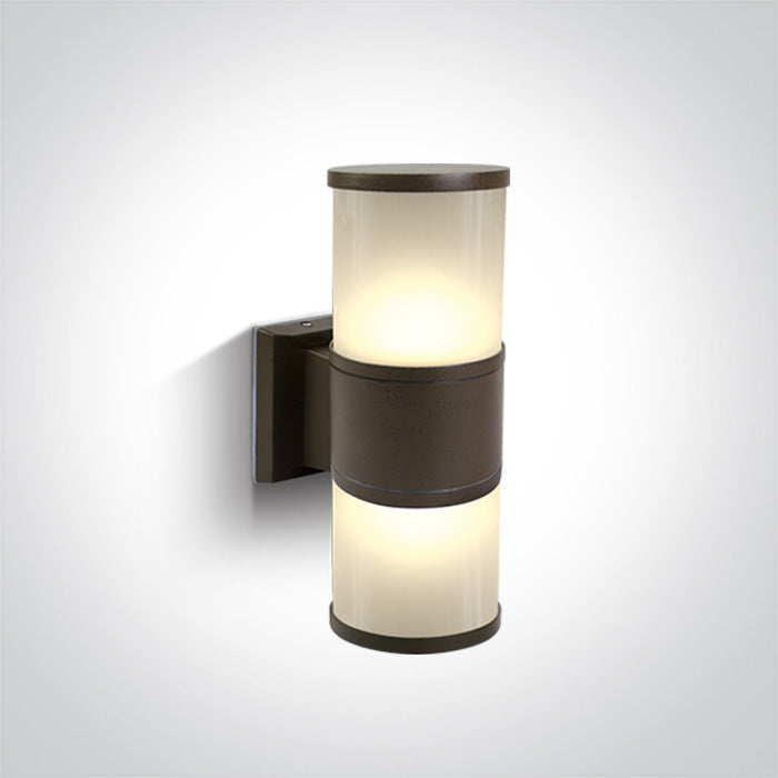 One Light 67098/BR RUST BROWN WALL BRACKET 2xE27 20w