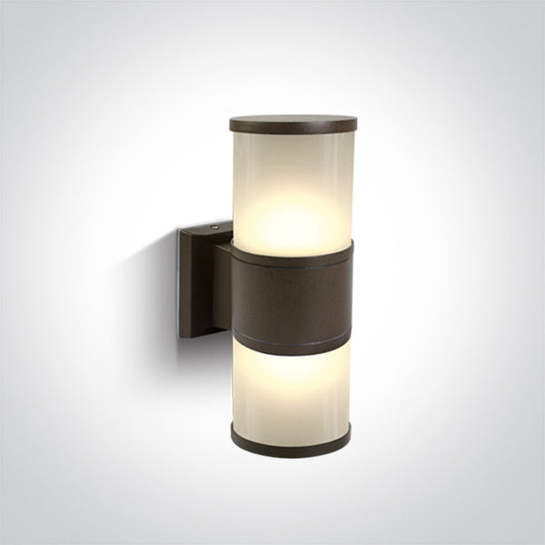 One Light 67098/BR RUST BROWN WALL BRACKET 2xE27 20w