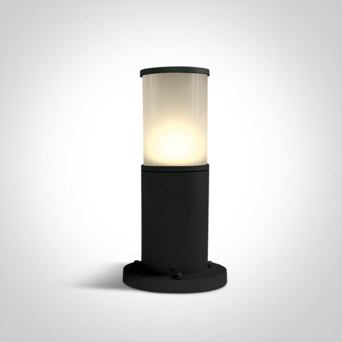 One Light 67100/B BLACK POLE 35cm E27 20w