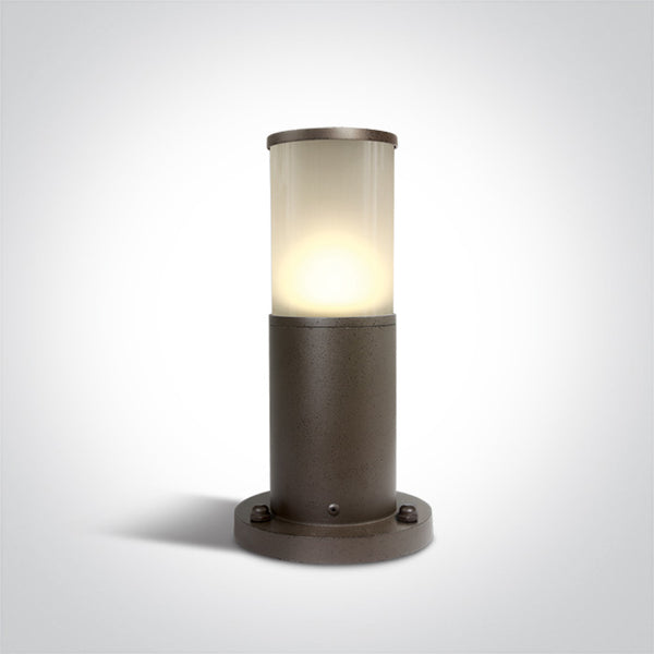 One Light 67100/BR RUST BROWN POLE 35cm E27 20w