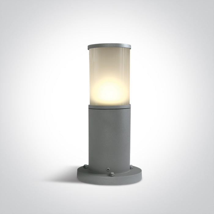 One Light 67100/G GREY POLE 35cm E27 20w
