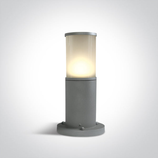 One Light 67100/G GREY POLE 35cm E27 20w