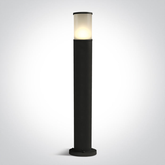 One Light 67102/B BLACK POLE 75cm E27 20w