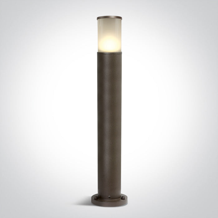 One Light 67102/BR RUST BROWN POLE 75cm E27 20w