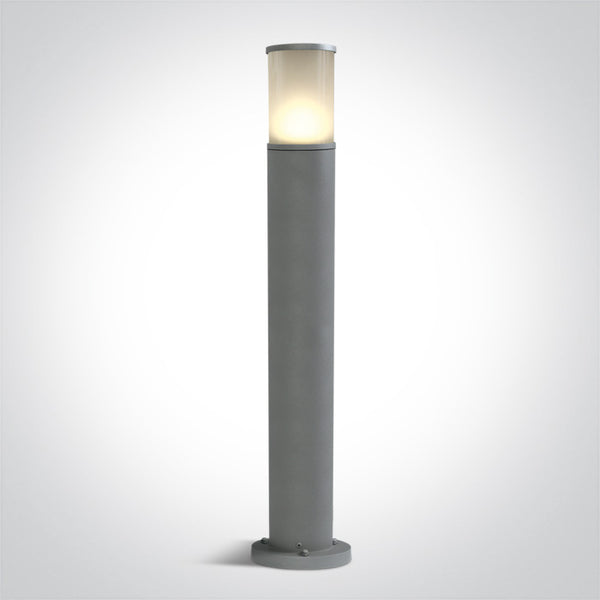 One Light 67102/G GREY POLE 75cm E27 20w
