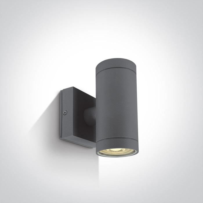 One Light 67130/AN ANTHRACITE WALL 2xGU10 35w IP54
