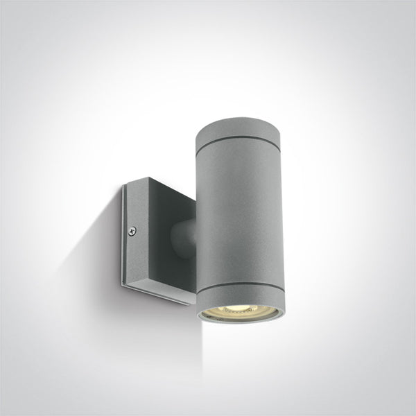 One Light 67130/G GREY WALL 2xGU10 35w IP54