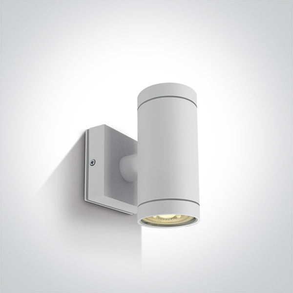 One Light 67130/W WHITE WALL 2xGU10 35w IP54