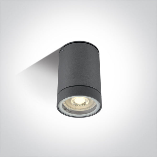 One Light 67130C/AN ANTHRACITE CYLINDER GU10 35w IP54