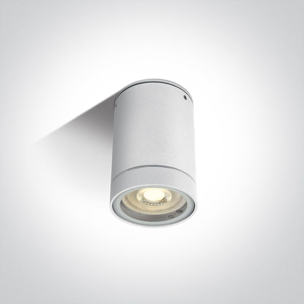 One Light 67130C/W WHITE CYLINDER GU10 35w IP54