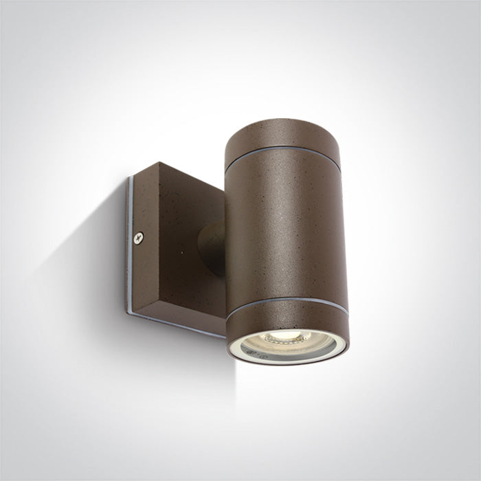 One Light 67130E/BR RUST BROWN WALL GU10 35w IP54