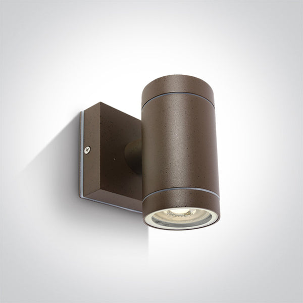 One Light 67130E/BR RUST BROWN WALL GU10 35w IP54