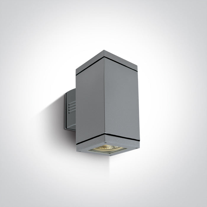 One Light 67132A/G GREY WALL 2xPAR30 IP54