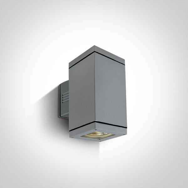 One Light 67132A/G GREY WALL 2xPAR30 IP54