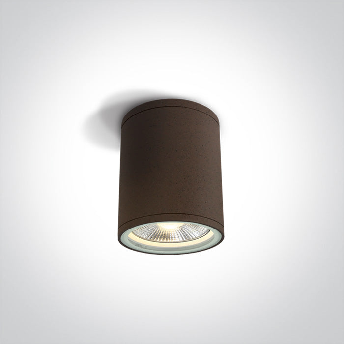 One Light 67132C/BR RUST BROWN CYLINDER PAR30 E27 IP54