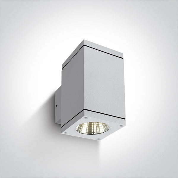 One Light 67138A/W/W WHITE COB LED 2x6W WW IP54 230V