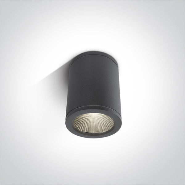 One Light 67138C/AN/W ANTHRACITE COB LED 6W WW IP54 100-240V