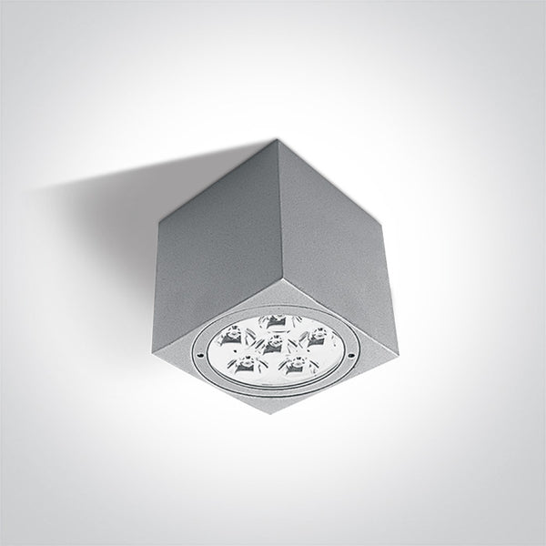 One Light 67138D/G/D GREY LED 6x1W DL IP54 230v