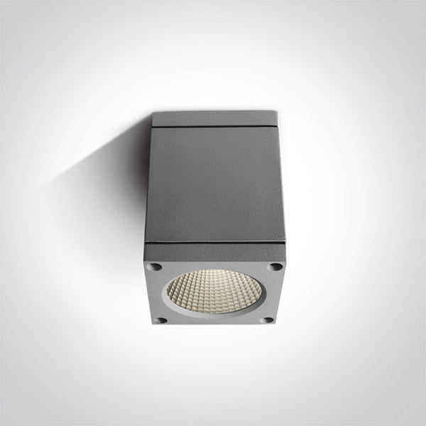 One Light 67138D/G/W GREY COB LED 6W WW IP54 100-240v