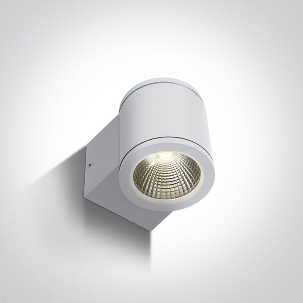 One Light 67138E/W/W WHITE COB LED 6W WW IP54 100-240V