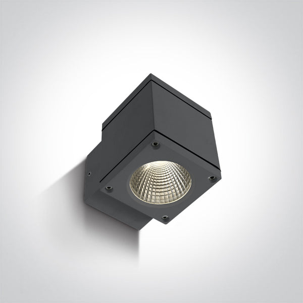 One Light 67138F/AN/W ANTHRACITE COB LED 6W WW IP54 100-240V
