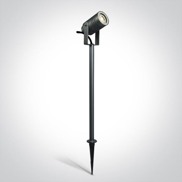 One Light 67198AG/AN ANTHRACITE GARDEN SPIKE GU10 35W IP65
