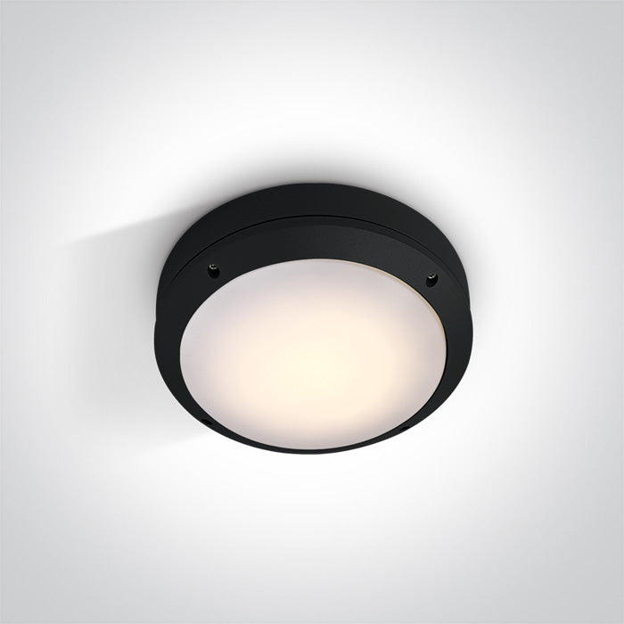 One Light 67204/B BLACK IP54 E27