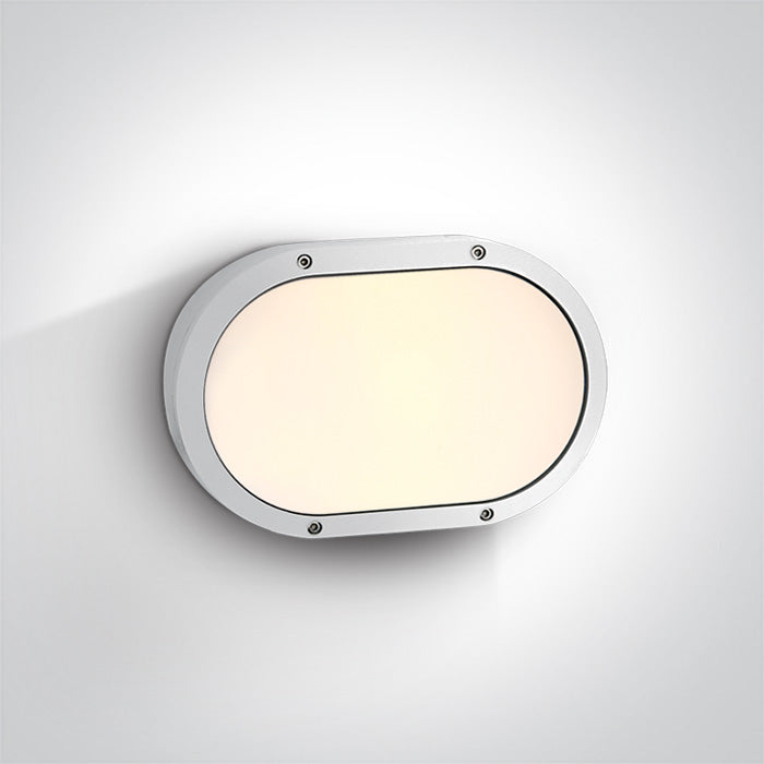 One Light 67204B/W WHITE IP54 2xE27