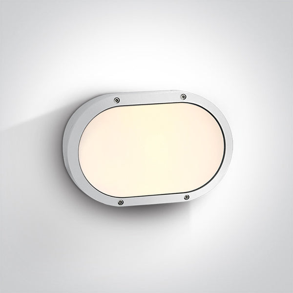 One Light 67204B/W WHITE IP54 2xE27