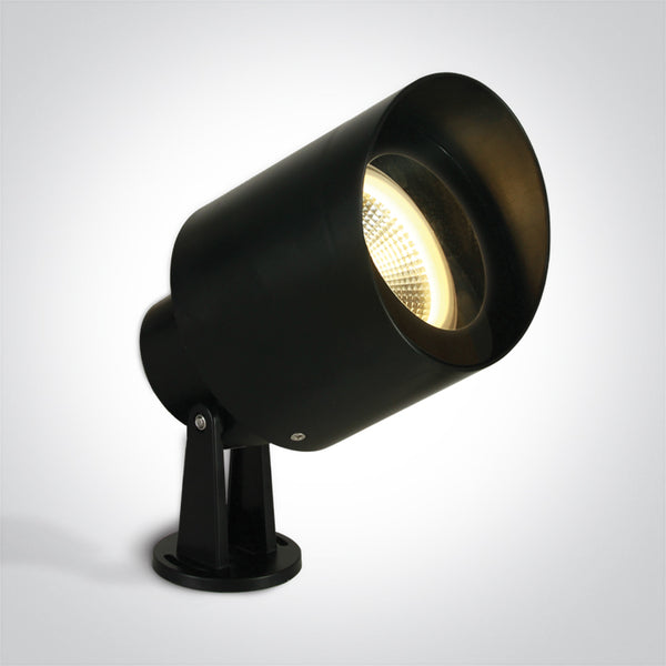 One Light 67204E/B BLACK SPOT E27 PAR30 10W IP65 100-240V