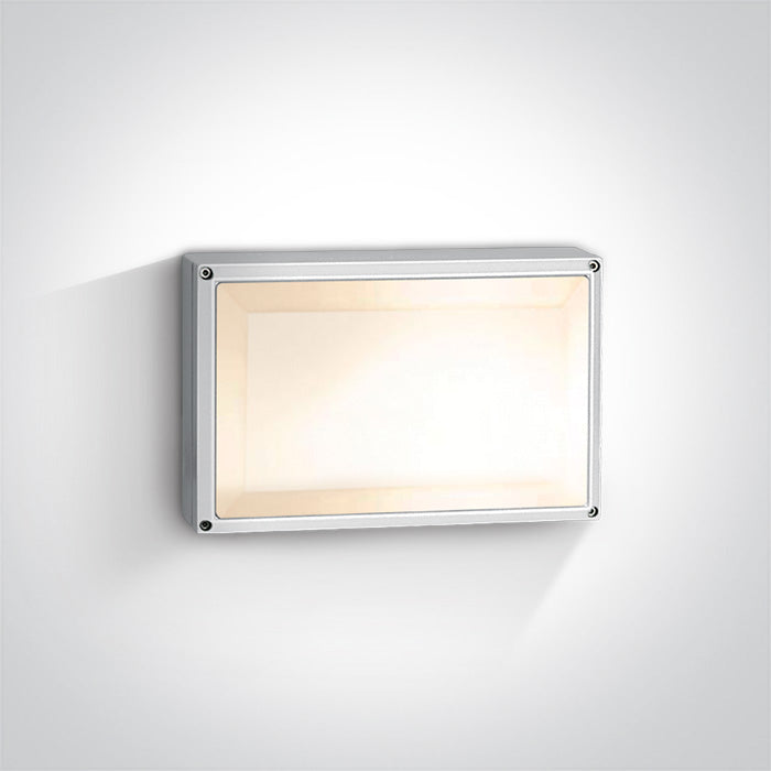 One Light 67208B/W WHITE IP54 2xE27