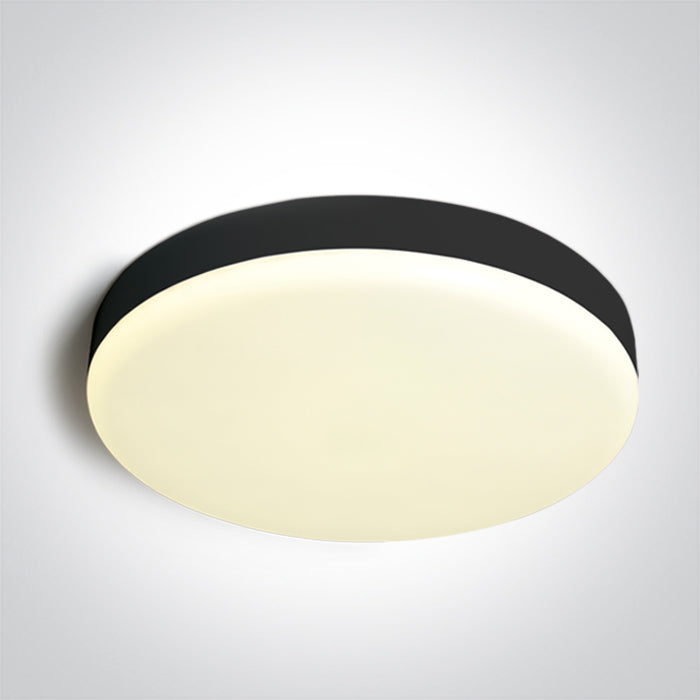 One Light 67220B/B/V BLACK PLAFO 35W CCTV IP65 230V
