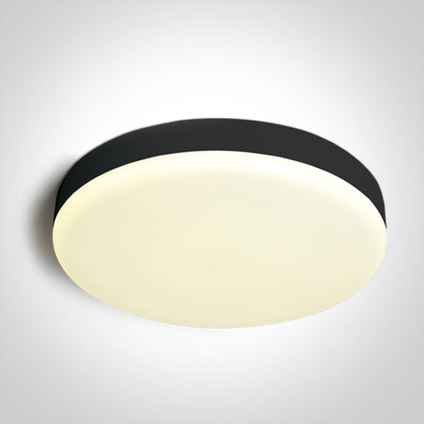 One Light 67220B/B/V BLACK PLAFO 35W CCTV IP65 230V