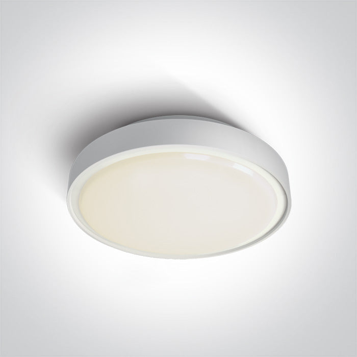 One Light 67280BN/W/W WHITE LED PLAFO 30w WW IP65 230v