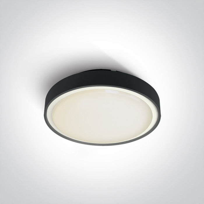 One Light 67280E/B BLACK IP65 1xE27 12W