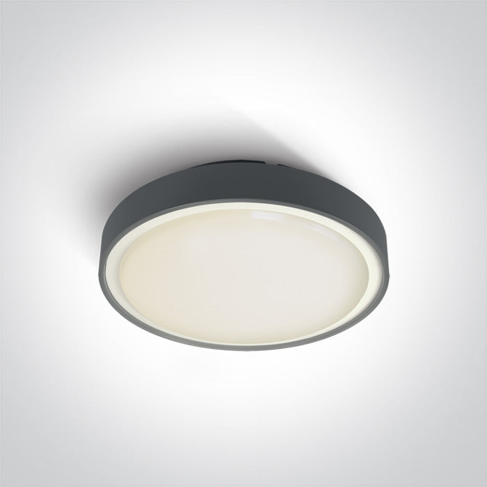 One Light 67280EA/AN ANTHRACITE IP65 2xE27 12W